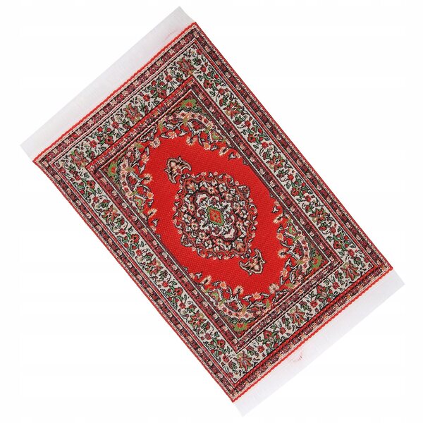 Miniatuur geweven tapijt voor poppenhuis op schaal 1:12, delicate decoratie