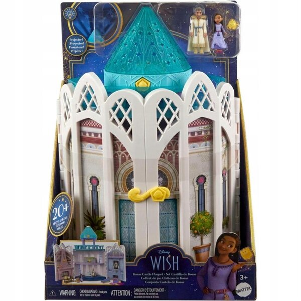 Disney's Wish The Rose Castle mit Puppe und Leuchtspiel für Mädchen ab 3 Jahren