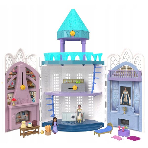 Disney's Wish The Rose Castle mit Puppe und Leuchtspiel für Mädchen ab 3 Jahren