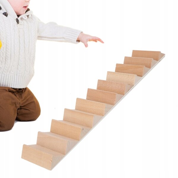Miniaturtreppe 1:12 Holztreppe DIY-Treppe für Puppenhäuser