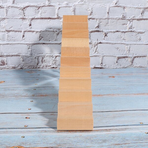 Miniaturtreppe 1:12 Holztreppe DIY-Treppe für Puppenhäuser