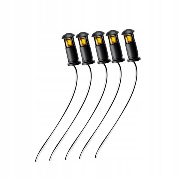 Set 5 Lampade LED per Diorama e Modellismo Ferroviario 6V con Fili Inclusi