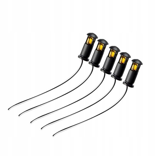 Set 5 Lampade LED per Diorama e Modellismo Ferroviario 6V con Fili Inclusi