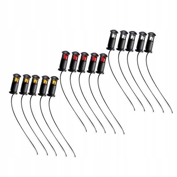 Set 5 Lampade LED per Diorama e Modellismo Ferroviario 6V con Fili Inclusi