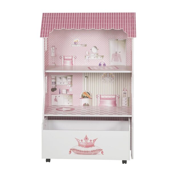Maison de poupée Roba avec tiroir 102 cm - ensemble de meubles pour enfants en bois