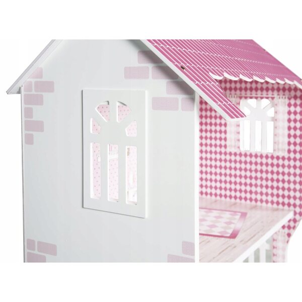 Maison de poupée Roba avec tiroir 102 cm - ensemble de meubles pour enfants en bois