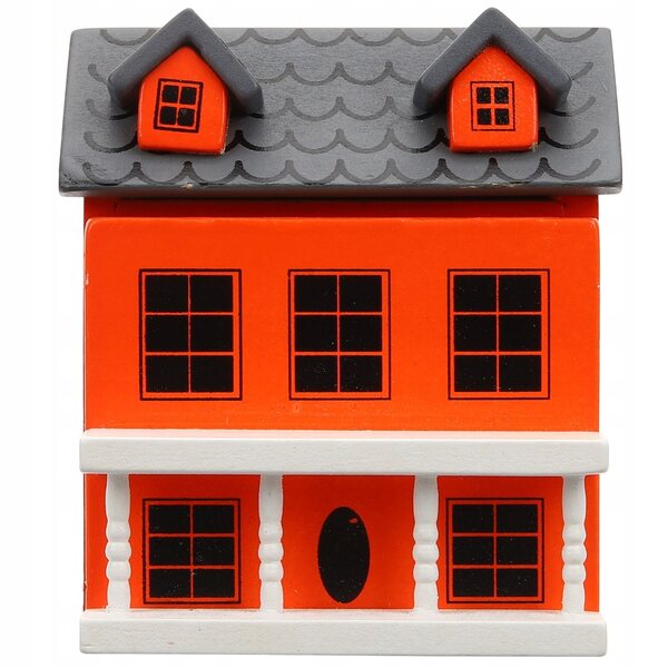 Mini Casetta Decorativa in Legno per Giardino e Arredo Miniature 7x6 cm