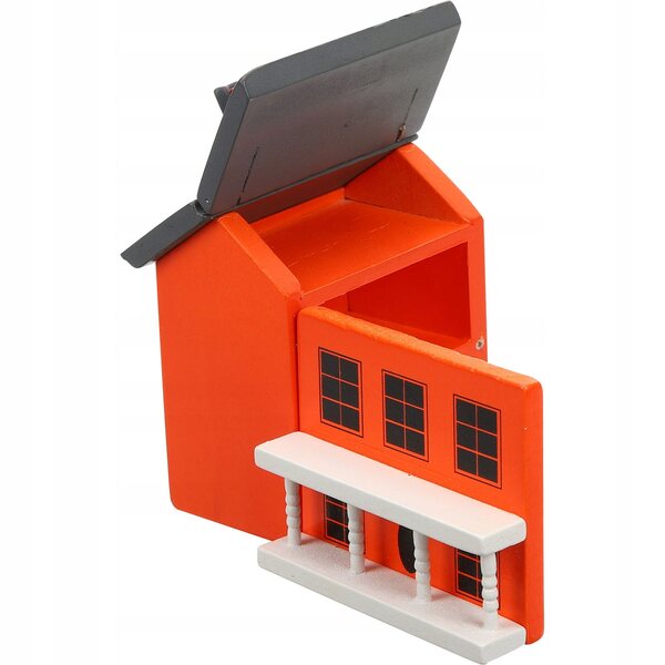 Mini-Deko-Holzhaus für Garten- und Miniaturmöbel, 7 x 6 cm