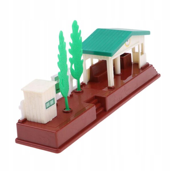 Landbahnhof-Modell für Sandtisch – kreatives DIY-Spiel