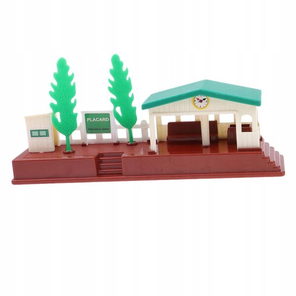 Landbahnhof-Modell für Sandtisch – kreatives DIY-Spiel