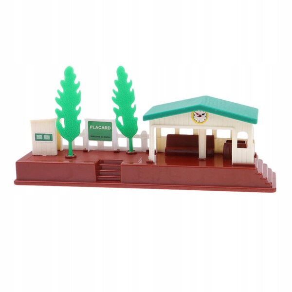 Landbahnhof-Modell für Sandtisch – kreatives DIY-Spiel