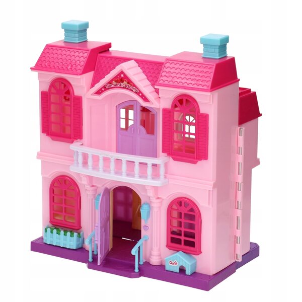 WILLA Puppenhaus mit Möbeln und batteriebetriebenem Gong, ideal für Kinder ab 3 Jahren