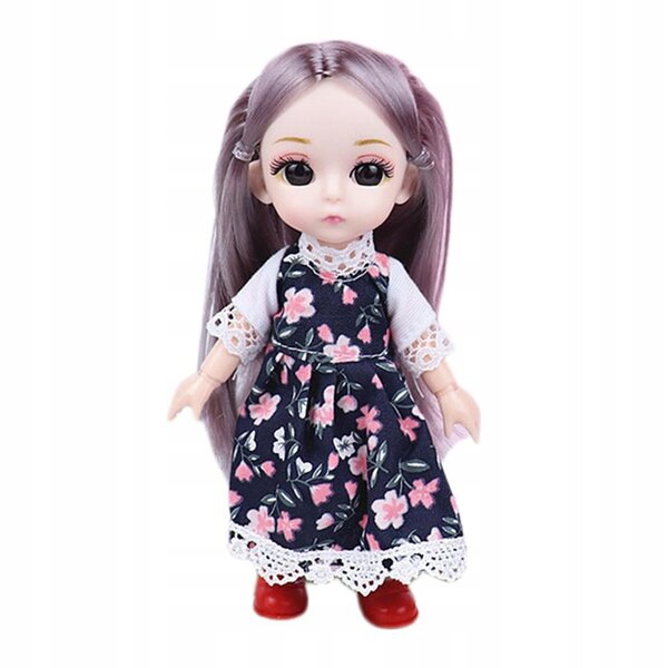 Gelenkpuppe, 14 Gelenke, 16 cm, mit 3D-Augen, Spielzeug für Mädchen von 3–14 Jahren