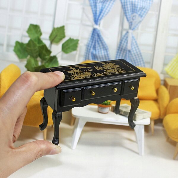 Domek dla lalek Ręcznie robiony miniaturowy Vintage antyczny
