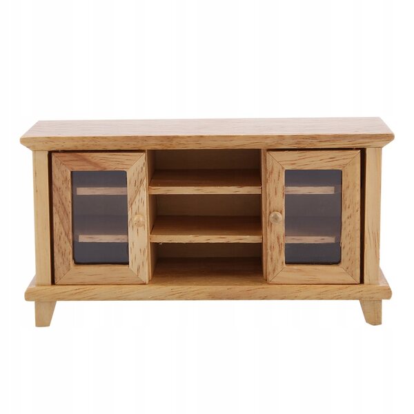 Meubles miniatures en bois à l'échelle 1:12 pour maison de poupées - Blanc