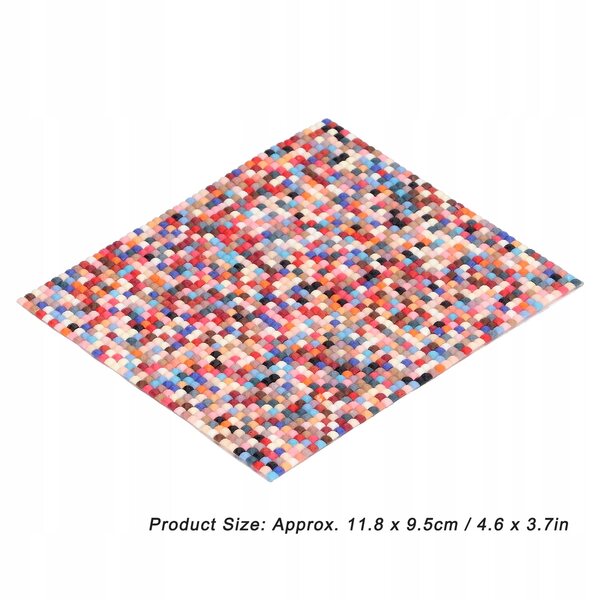 1:12 Selbstklebendes Mosaikband für Puppenhäuser, Miniaturzubehör M4