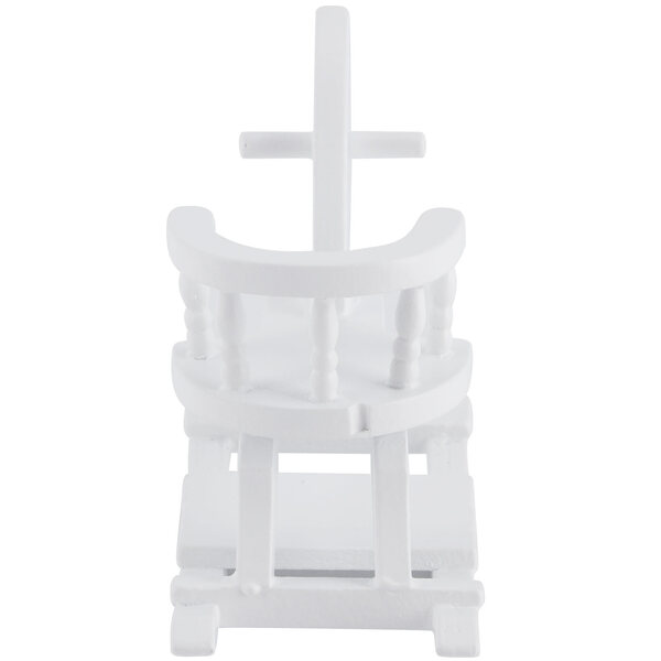 Cavallo a dondolo in legno scala 1:12 per case delle bambole e miniature