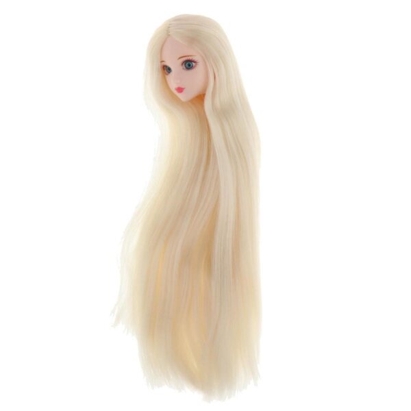 1/6 Puppenkopf mit goldenem Haar – DIY-BJD-Körperskulptur