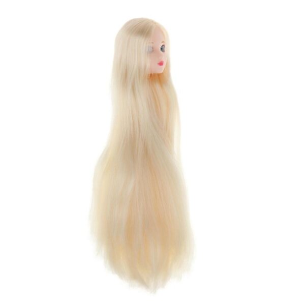 1/6 Puppenkopf mit goldenem Haar – DIY-BJD-Körperskulptur