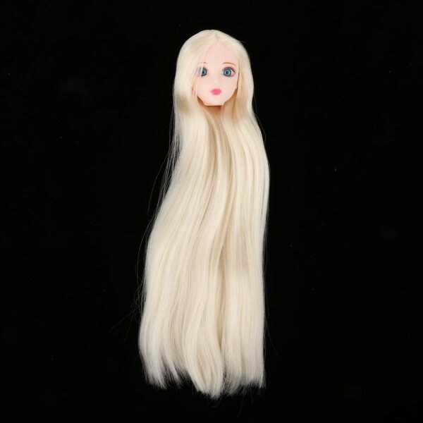 1/6 Puppenkopf mit goldenem Haar – DIY-BJD-Körperskulptur