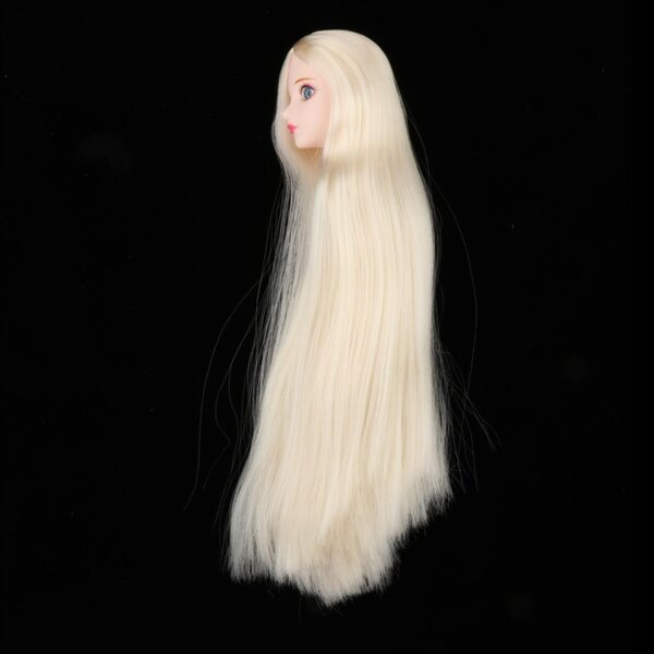 1/6 Puppenkopf mit goldenem Haar – DIY-BJD-Körperskulptur