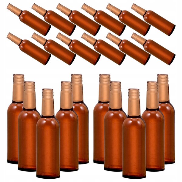 Set 24 Miniature Bottiglie di Birra in Resina per Casa delle Bambole Decorazione