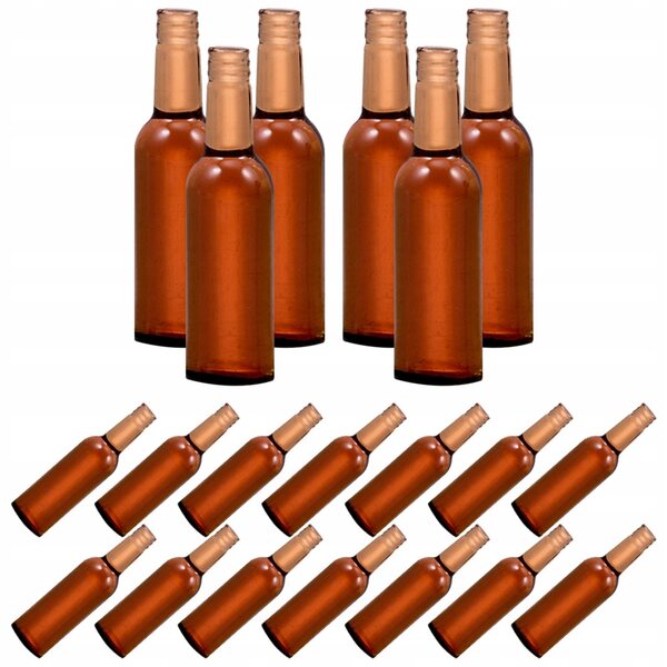 Set 24 Miniature Bottiglie di Birra in Resina per Casa delle Bambole Decorazione