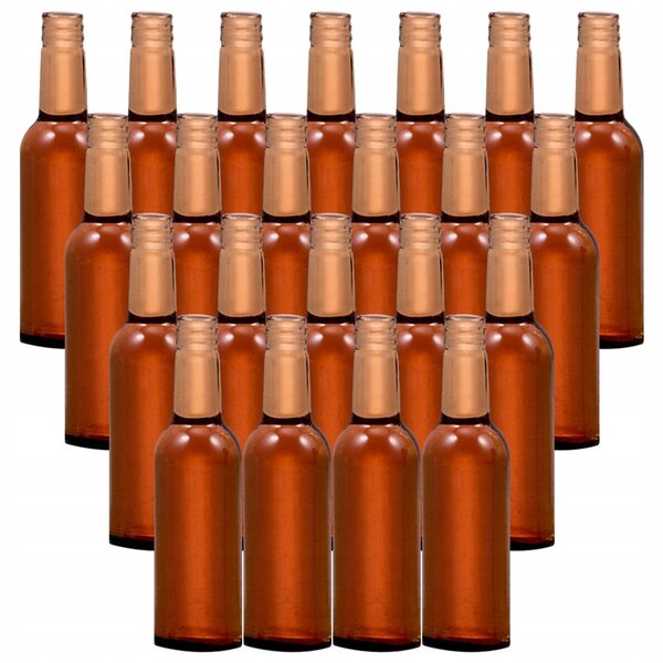 Set 24 Miniature Bottiglie di Birra in Resina per Casa delle Bambole Decorazione