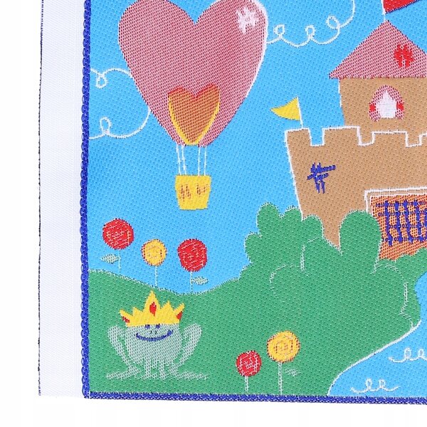 Mini tappeto turco per casa delle bambole in filato di seta 16,6x10 cm
