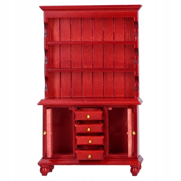 Dollhouse 1:12 Mobile in Legno Mini Libreria per Bambole Design Dettagliato