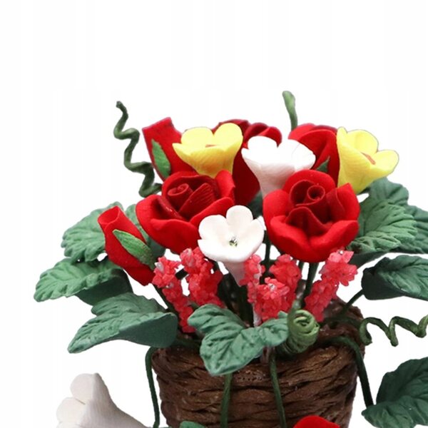 Miniatuur Bonsai Plant in hars 1/12 voor poppenhuisdecoraties