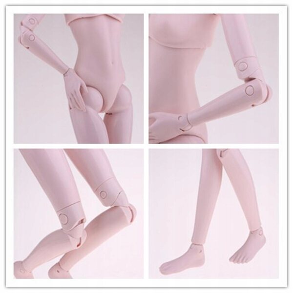 1/3 BJD Modern Girl Doll, nackter Körper mit 23 Gelenken und natürlicher Haut