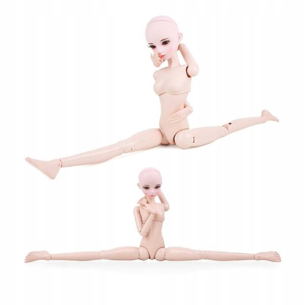 1/3 BJD Modern Girl Doll, nackter Körper mit 23 Gelenken und natürlicher Haut