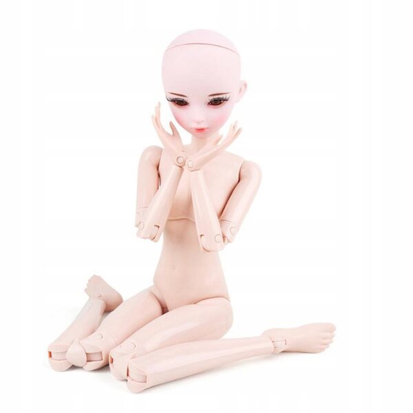 1/3 BJD Modern Girl Doll, nackter Körper mit 23 Gelenken und natürlicher Haut
