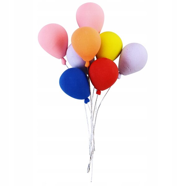 Lot de 8 mini ballons décoratifs pour mini jardins, maisons de poupées et terrariums