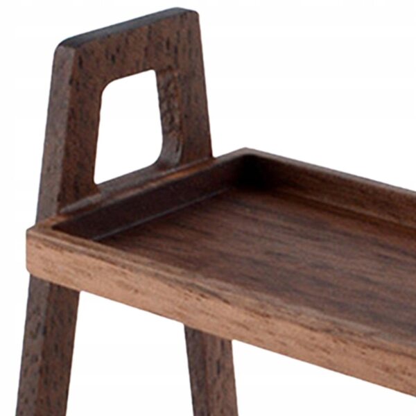 Miniatura mensola in legno naturale per casa delle bambole scala 1:12