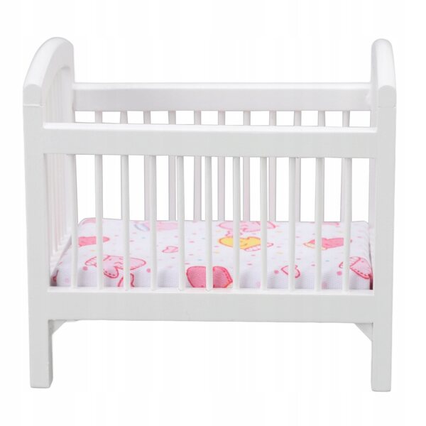 Letto in legno per bambole resistente e sicuro per la casa delle bambole scala 1:12