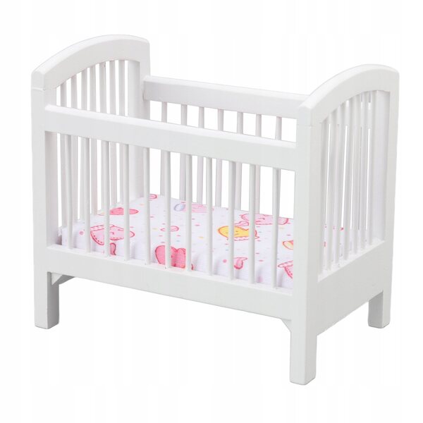 Letto in legno per bambole resistente e sicuro per la casa delle bambole scala 1:12