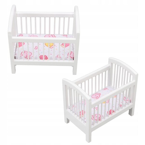 Letto in legno per bambole resistente e sicuro per la casa delle bambole scala 1:12