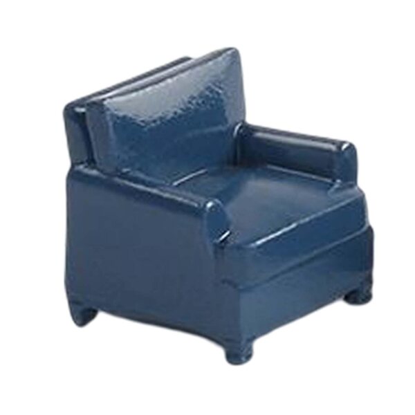 2Pcs Dollhouse Sofa Couch, Dollhouse Furnishings, Miniature Furniture Blue
