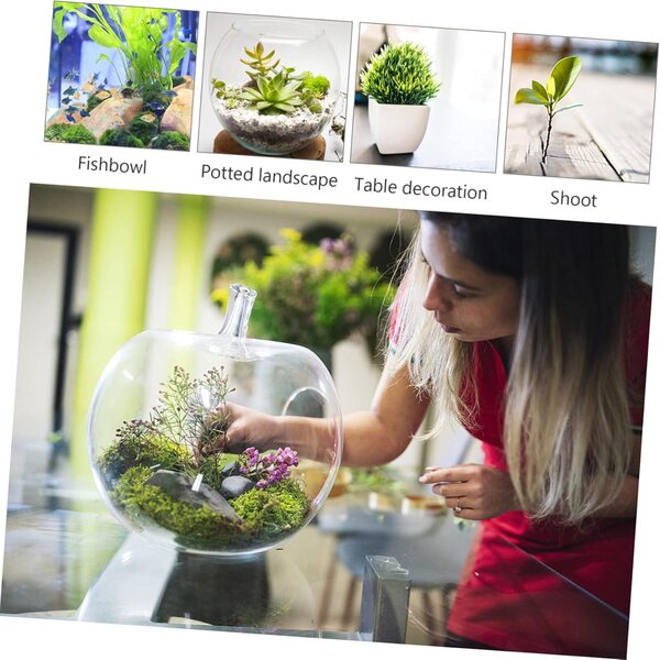 HEMOTON 10 pezzi porte miniatura per giardino fatato e micro paesaggi, accessori realistici in resina