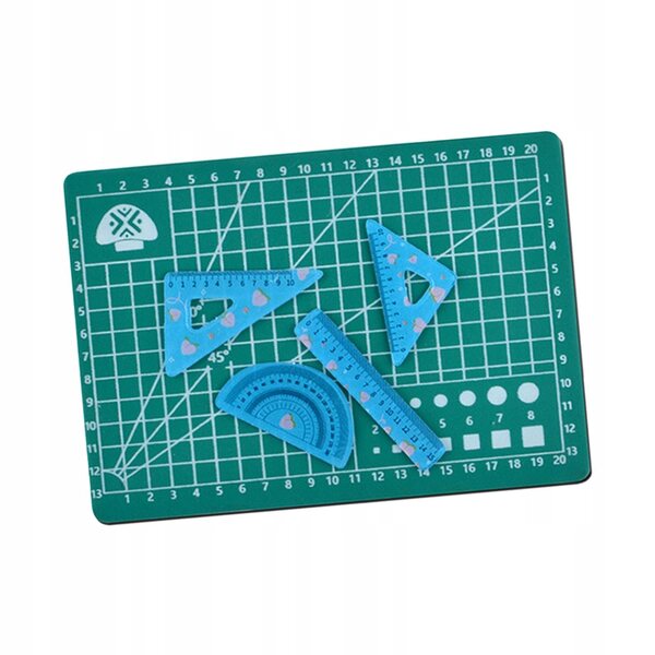 1:12 Miniatur-Set zum Zeichnen und Dekorieren blauer Puppenhäuser