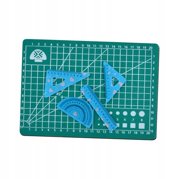 1:12 Miniatur-Set zum Zeichnen und Dekorieren blauer Puppenhäuser