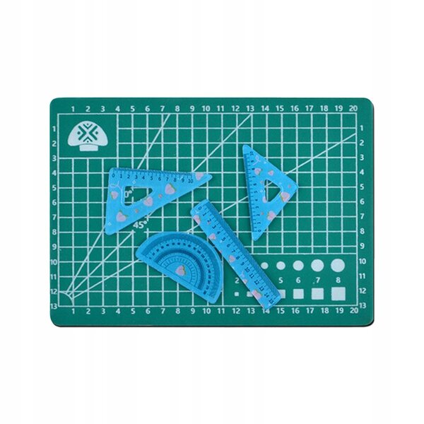 1:12 Miniatur-Set zum Zeichnen und Dekorieren blauer Puppenhäuser