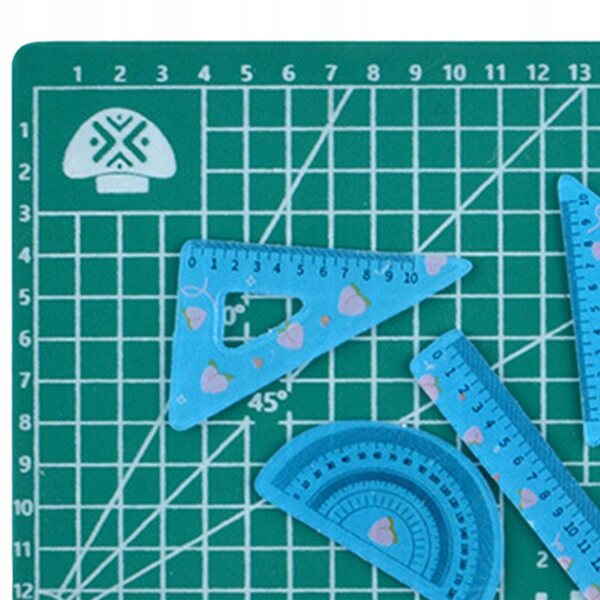 1:12 Miniatur-Set zum Zeichnen und Dekorieren blauer Puppenhäuser