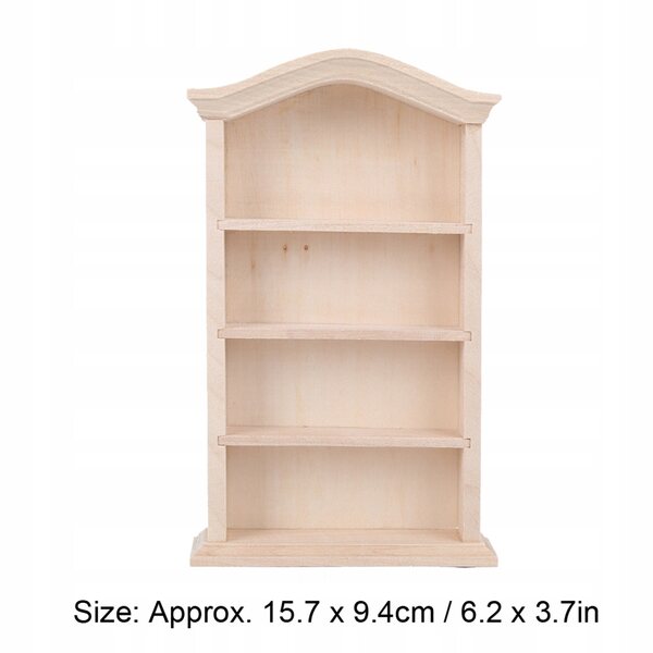 1:12 Holzschrank für Puppenhaus, Miniatur-Deko-Accessoire
