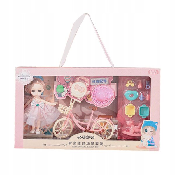 Кукла принцеса с аксесоари, ролеви игри и грим, 16 см