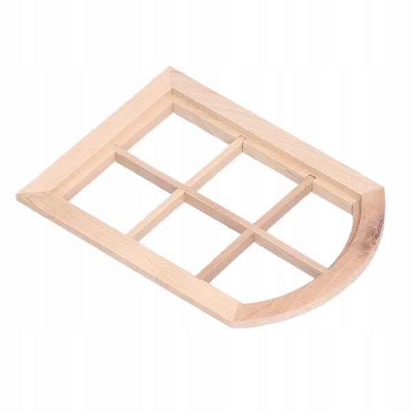 Finestre Archi Miniature per Case delle Bambole in Legno Sicuro e Non Tossico