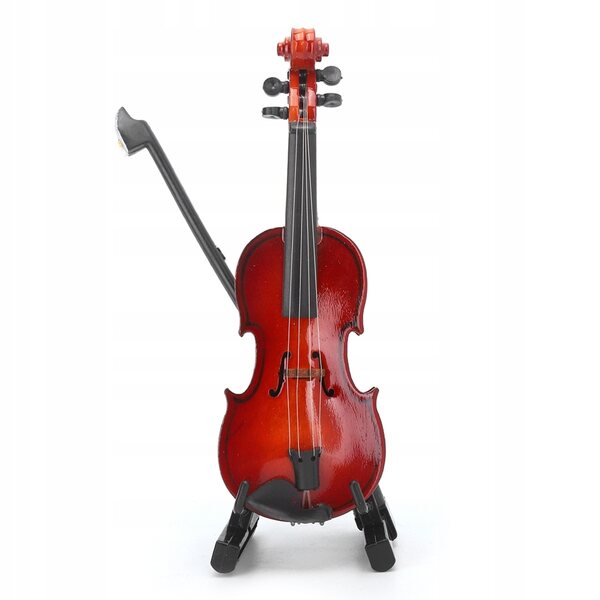 Modello Miniatura Violino 1:6 in Legno per Casa delle Bambole e Decorazioni