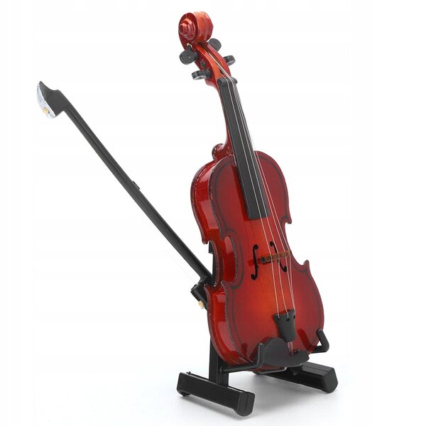 Modello Miniatura Violino 1:6 in Legno per Casa delle Bambole e Decorazioni